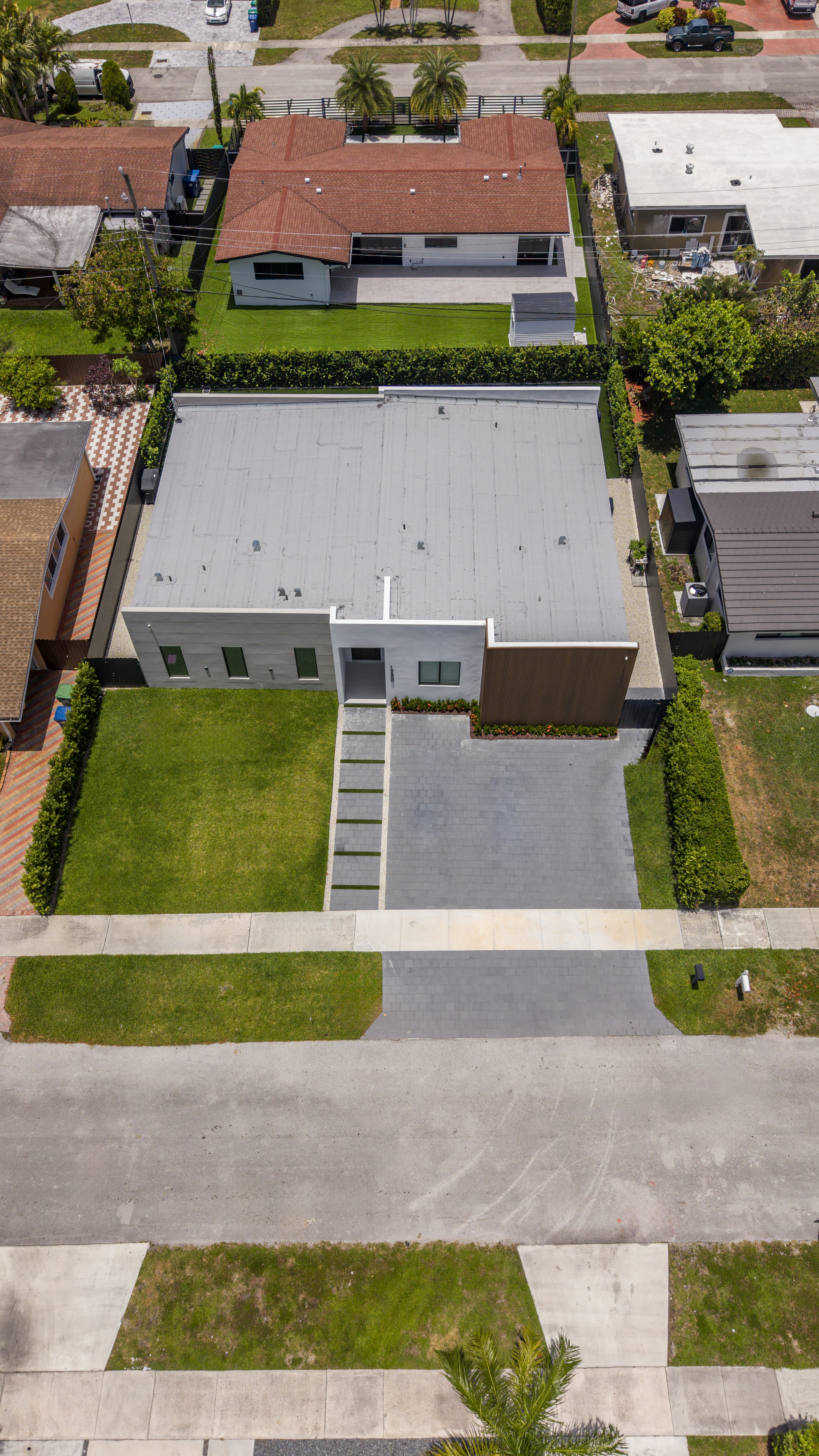 Exterior — aerial drone overview of property