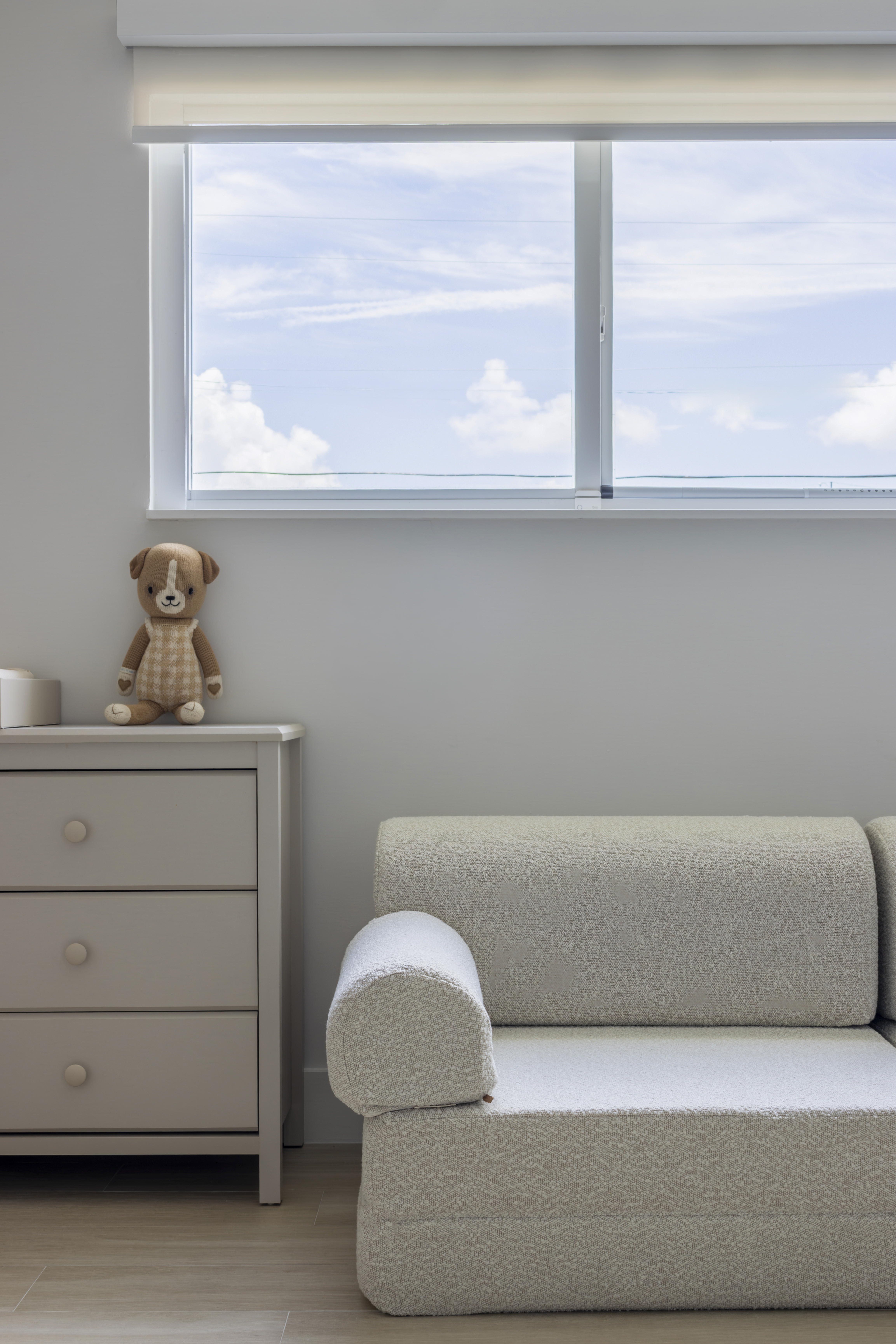 Baby room — sofa and window view