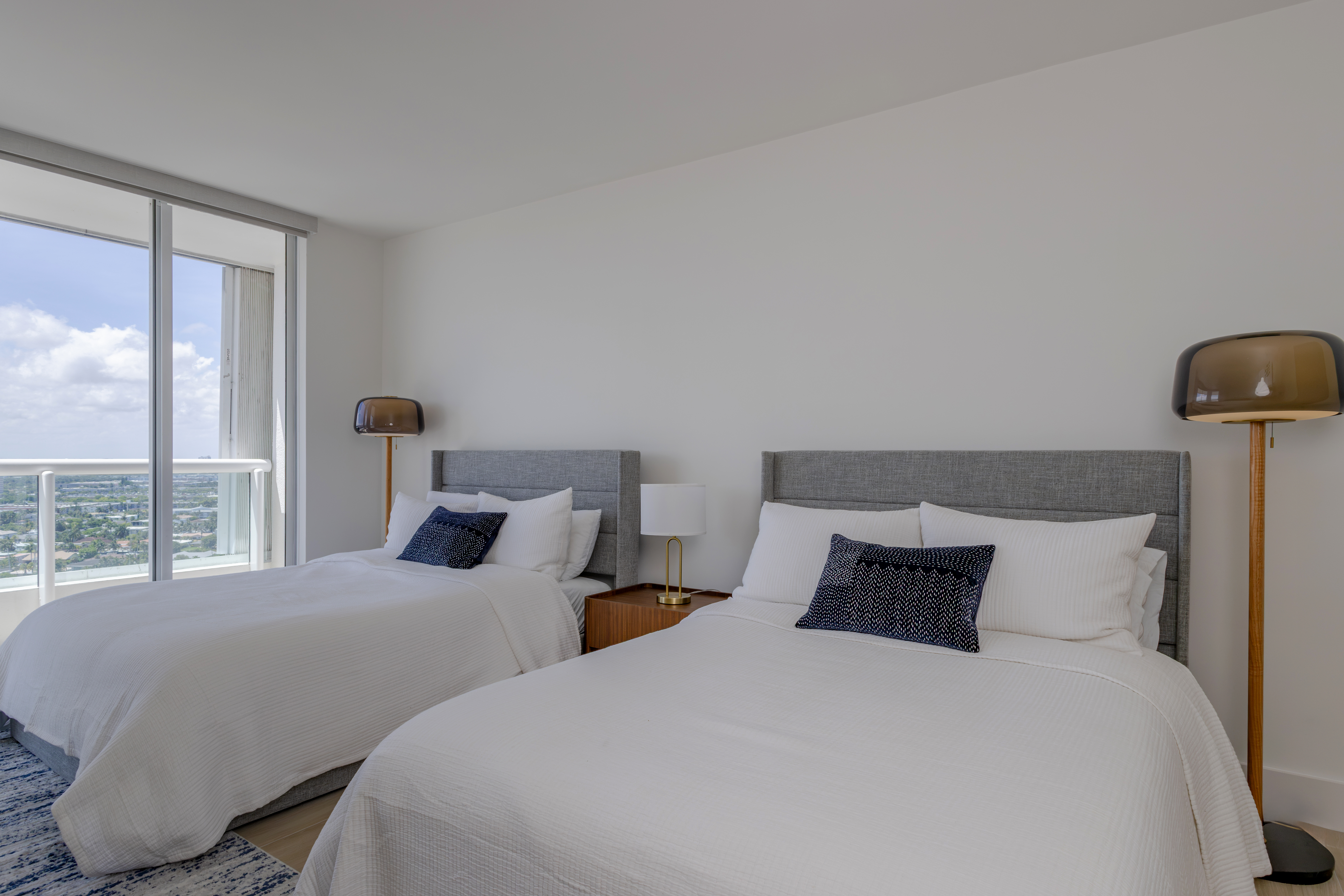 Guest bedroom with ocean view
