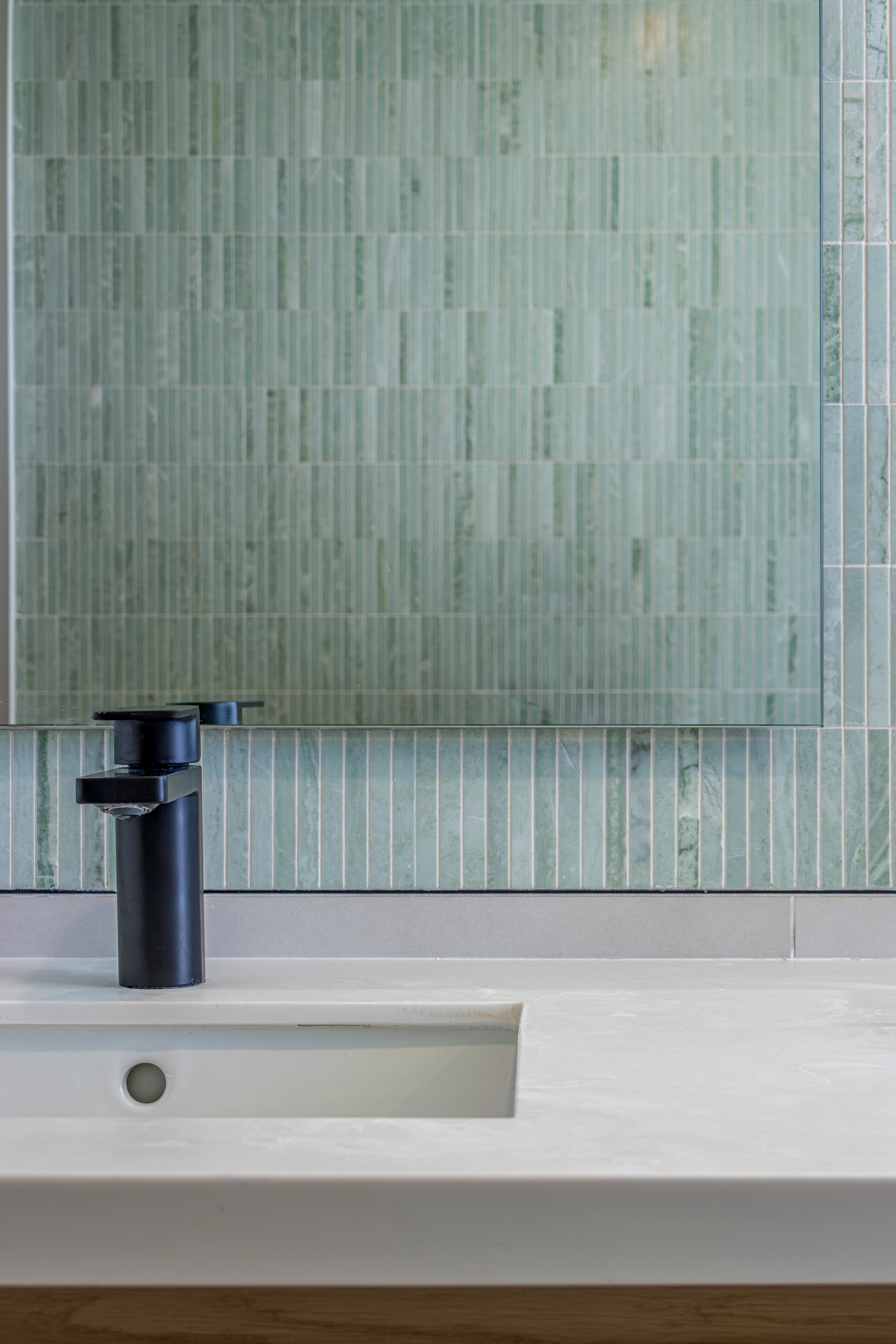 Bathroom tile detail
